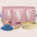 Lavender – 3kg Pearled Candle + Emilie Bol Lumière - Emilie Candle