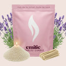 Lavender Scented Pearled Candle - Emilie Candle