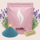 Lavender Scented Pearled Candle - Emilie Candle