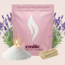 Lavender Scented Pearled Candle - Emilie Candle