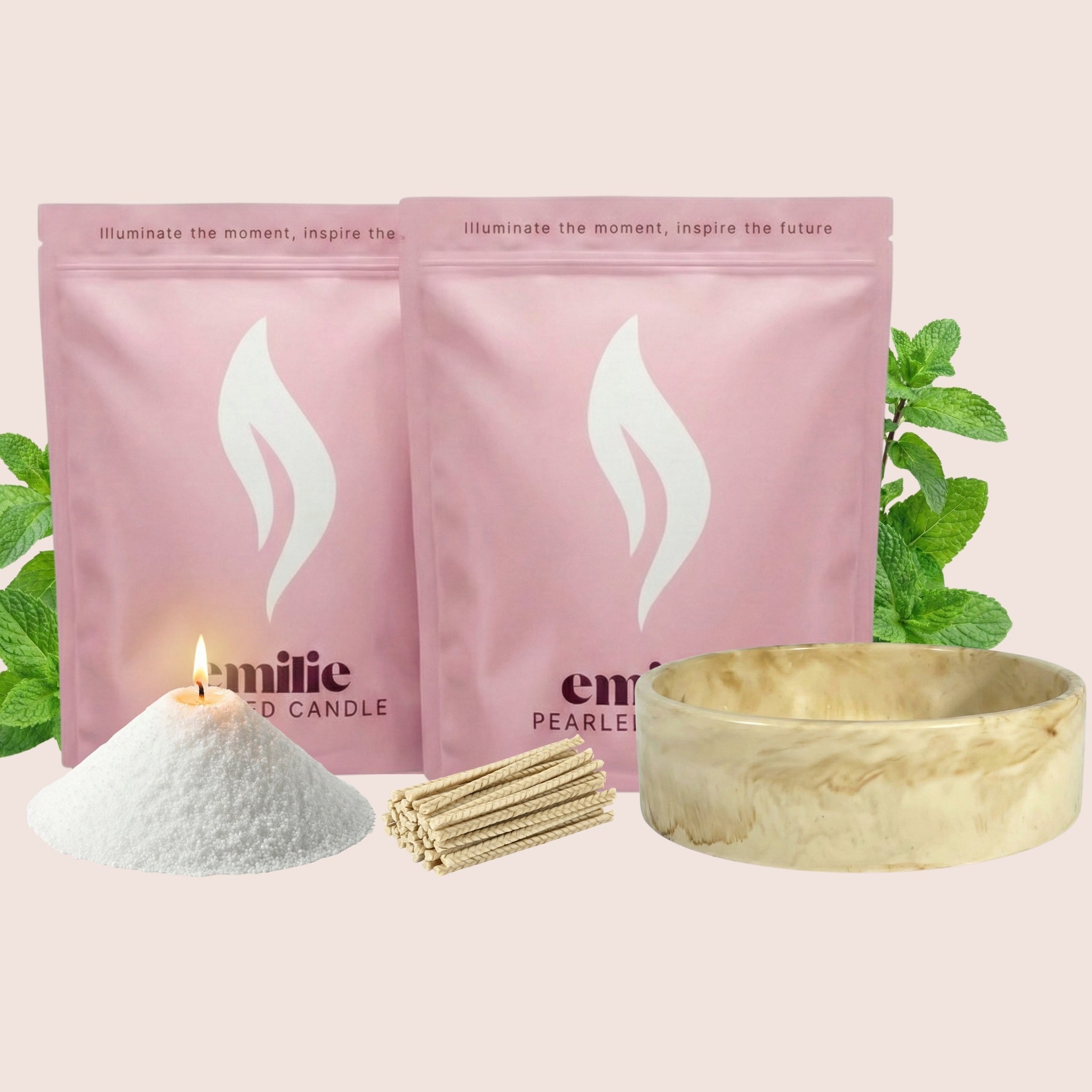 NUOVA! Emilie Pearled Candle - Profumata // 750g