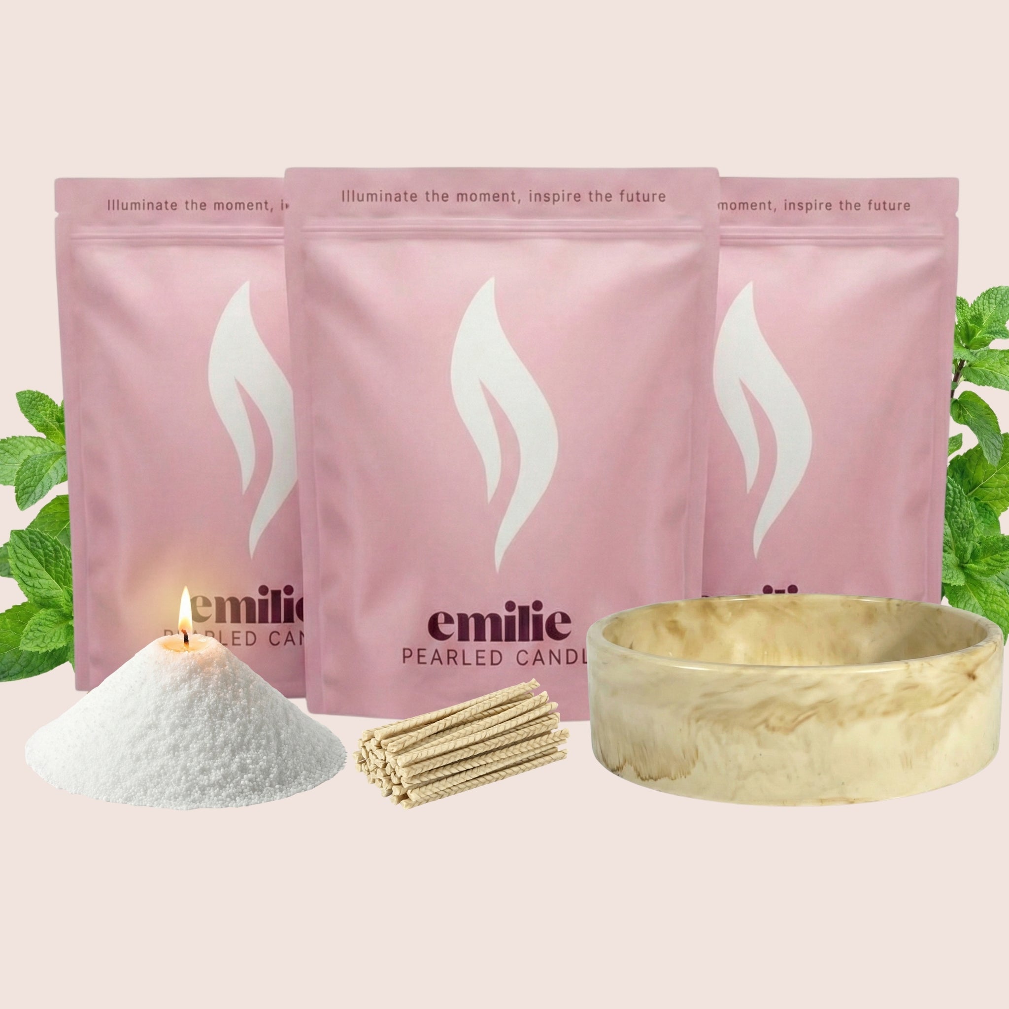 NUOVA! Emilie Pearled Candle - Profumata // 750g