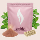 Peppermint Scented Pearled Candle - Emilie Candle