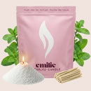 Peppermint Scented Pearled Candle - Emilie Candle