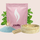Peppermint – Set & Save Pearled Candle + Emilie Bol Lumière - Emilie Candle