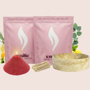 Refresh & Focus 1kg + 1kg of Your Choice Pearled Candles + Emilie Bol Lumière - Emilie Candle