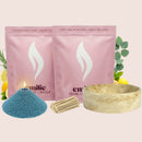 Refresh & Focus 1kg + 1kg of Your Choice Pearled Candles + Emilie Bol Lumière - Emilie Candle