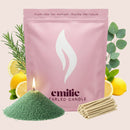 Refresh & Focus Scented Pearled Candle - Emilie Candle