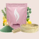 Refresh & Focus – Set & Save Pearled Candle + Emilie Bol Lumière - Emilie Candle