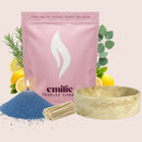 Refresh & Focus – Set & Save Pearled Candle + Emilie Bol Lumière - Emilie Candle