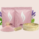 Relax & Unwind 1kg + 1kg of Your Choice Pearled Candles + Emilie Bol Lumière - Emilie Candle