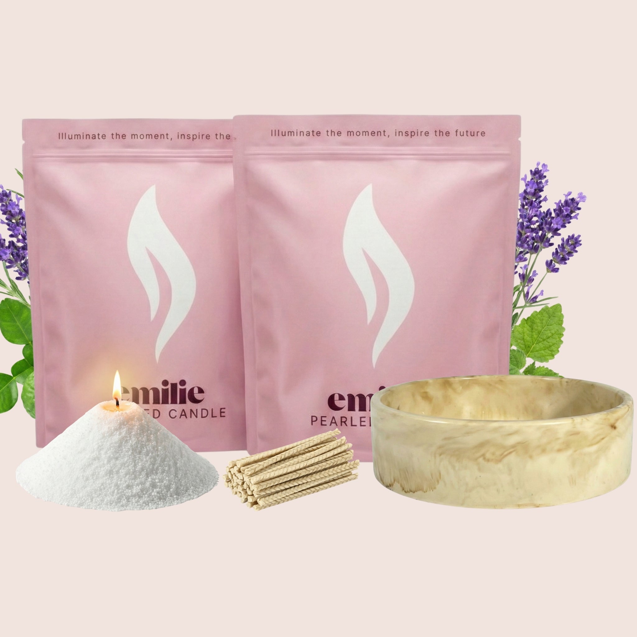 NUOVA! Emilie Pearled Candle - Profumata // 750g