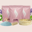 Relax & Unwind 1kg + 2x 1kg of Your Choice Pearled Candles + Emilie Bol Lumière - Emilie Candle