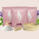 Relax & Unwind 1kg + 2x 1kg of Your Choice Pearled Candles + Emilie Bol Lumière - Emilie Candle