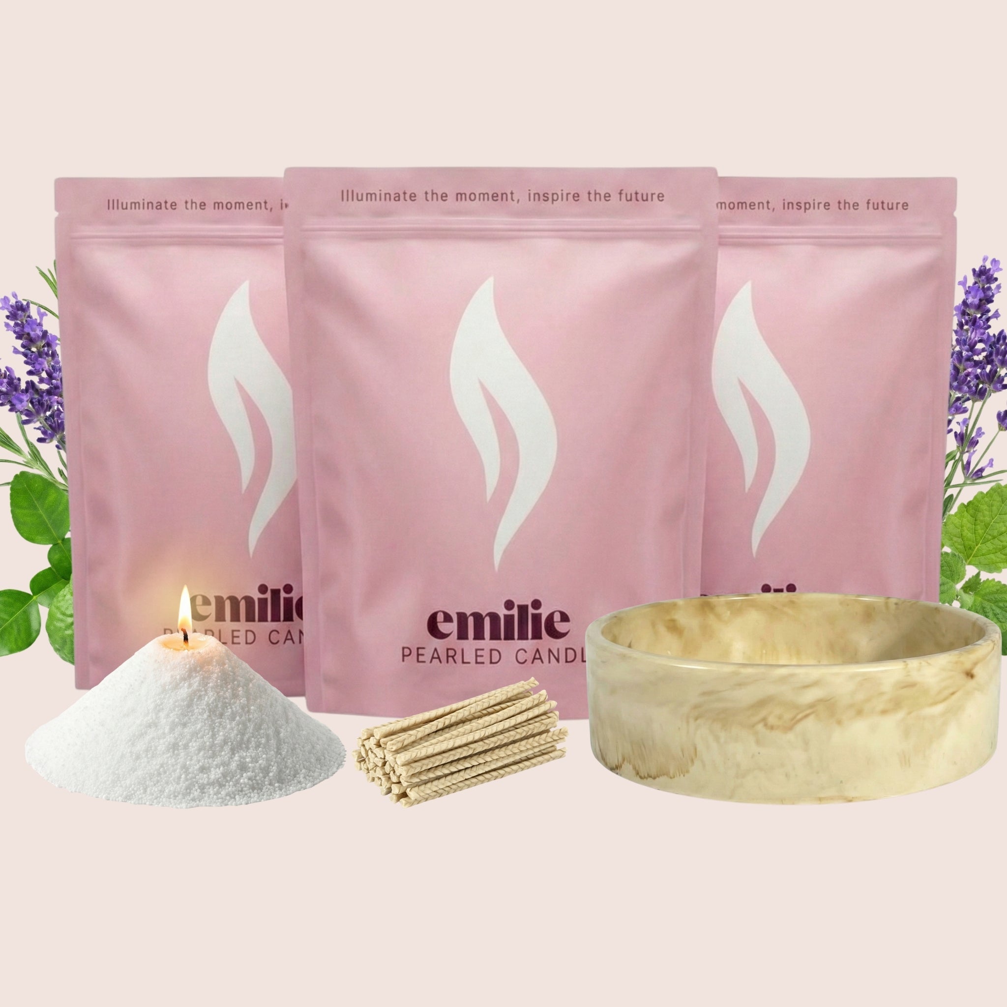 NUOVA! Emilie Pearled Candle - Profumata // 750g