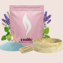 Relax & Unwind – Set & Save Pearled Candle + Emilie Bol Lumière - Emilie Candle