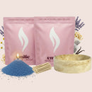 Sweet Dreams 1kg + 1kg of Your Choice Pearled Candles + Emilie Bol Lumière - Emilie Candle