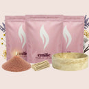Sweet Dreams 1kg + 2x 1kg of Your Choice Pearled Candles + Emilie Bol Lumière - Emilie Candle