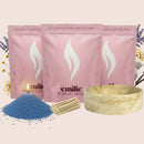 Sweet Dreams 1kg + 2x 1kg of Your Choice Pearled Candles + Emilie Bol Lumière - Emilie Candle