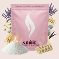 Sweet Dreams Scented Pearled Candle - Emilie Candle