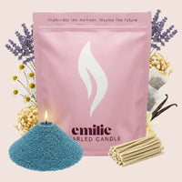 Sweet Dreams Scented Pearled Candle - Emilie Candle