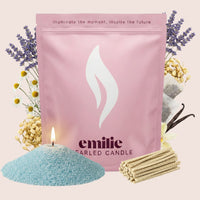 Sweet Dreams Scented Pearled Candle - Emilie Candle