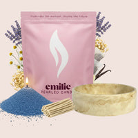 Sweet Dreams – Set & Save Pearled Candle + Emilie Bol Lumière - Emilie Candle