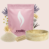 Sweet Dreams – Set & Save Pearled Candle + Emilie Bol Lumière - Emilie Candle