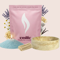 Sweet Dreams – Set & Save Pearled Candle + Emilie Bol Lumière - Emilie Candle