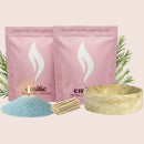 Tea Tree 1kg + 1kg of Your Choice Pearled Candles + Emilie Bol Lumière - Emilie Candle