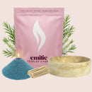 Tea Tree – Set & Save Pearled Candle + Emilie Bol Lumière - Emilie Candle