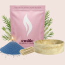 Tea Tree – Set & Save Pearled Candle + Emilie Bol Lumière - Emilie Candle