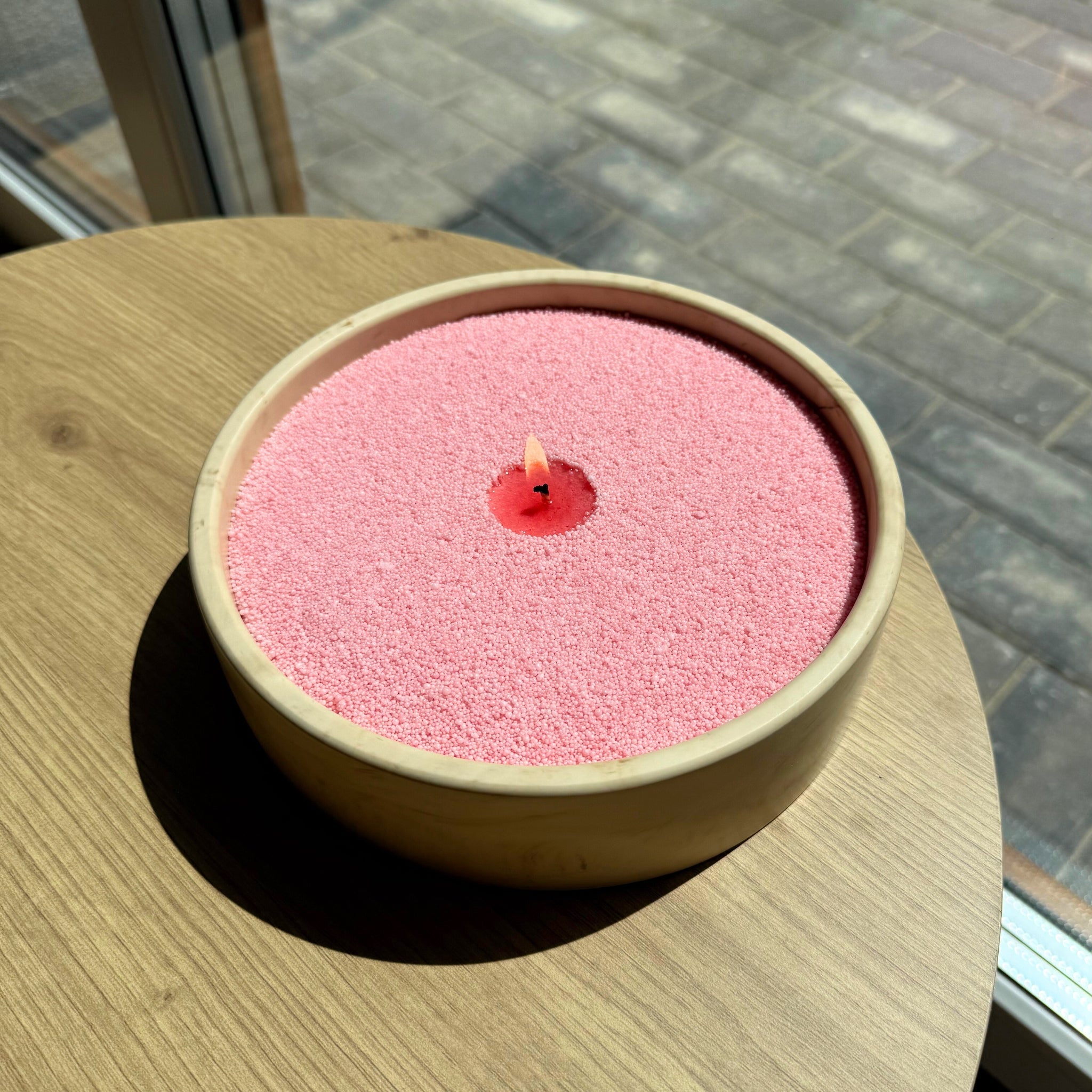 Unscented 1kg + 1kg of Your Choice Pearled Candles + Emilie Bol Lumière - Emilie Candle