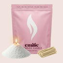 Unscented Pearled Candle - Emilie Candle