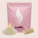 Unscented Pearled Candle - Emilie Candle