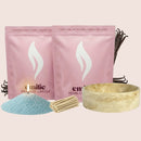 Vanilla 1kg + 1kg of Your Choice Pearled Candles + Emilie Bol Lumière - Emilie Candle