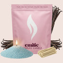 Vanilla Scented Pearled Candle - Emilie Candle