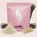 Vanilla Scented Pearled Candle - Emilie Candle