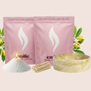 Ylang Ylang 1kg + 1kg of Your Choice Pearled Candles + Emilie Bol Lumière - Emilie Candle