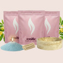 Ylang Ylang 1kg + 2x 1kg of Your Choice Pearled Candles + Emilie Bol Lumière - Emilie Candle